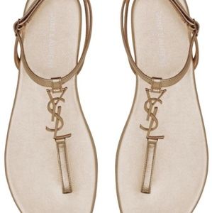 BRAND NEW YSL SANDALS SIZE 8 (NEVER WORN)